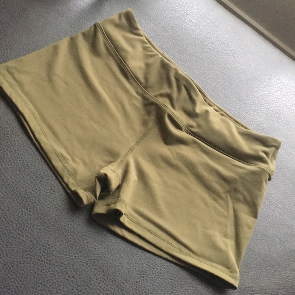 Army Green Yoga Booty Shorts